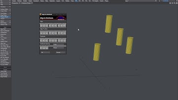 LightWave plugin - Align and Distribute, Layers