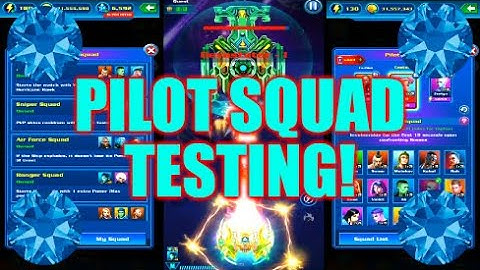 My Top 5 Favourite Pilot Squads On Galaxy Attack: Alien Shooter And How To Use Them!