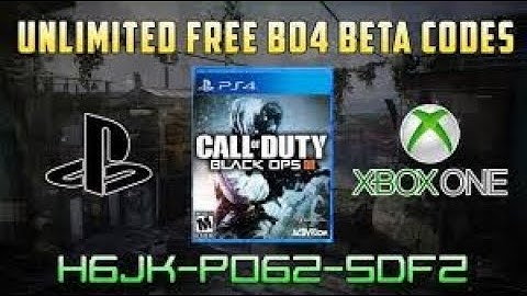 How To Get Free BO4 Beta Codes!