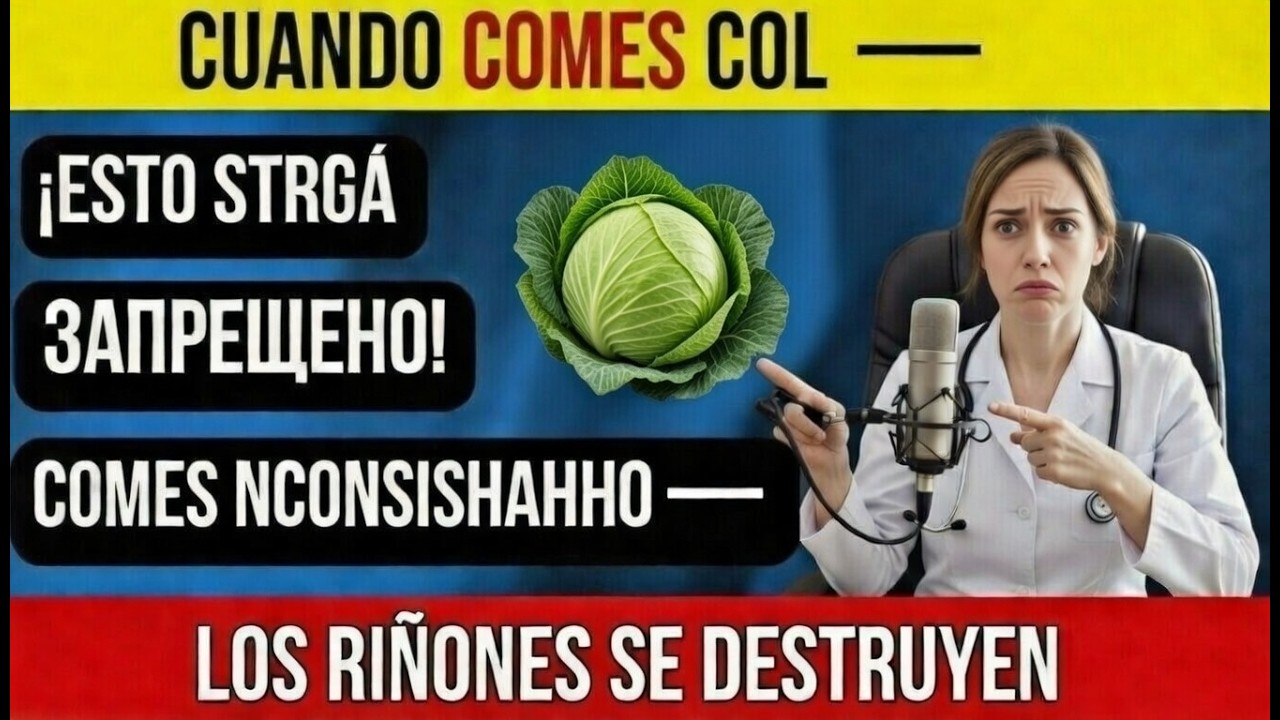 Repollo- ¡No lo comas así! ¡Daña los riñones Las 3 combinaciones más peligrosas