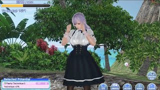 Doaxvv Fiona Cheers For Honoka From The Top Of The Cliff