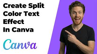 How To Create Split Color Text Effect In Canva (2026 Easy Guide)