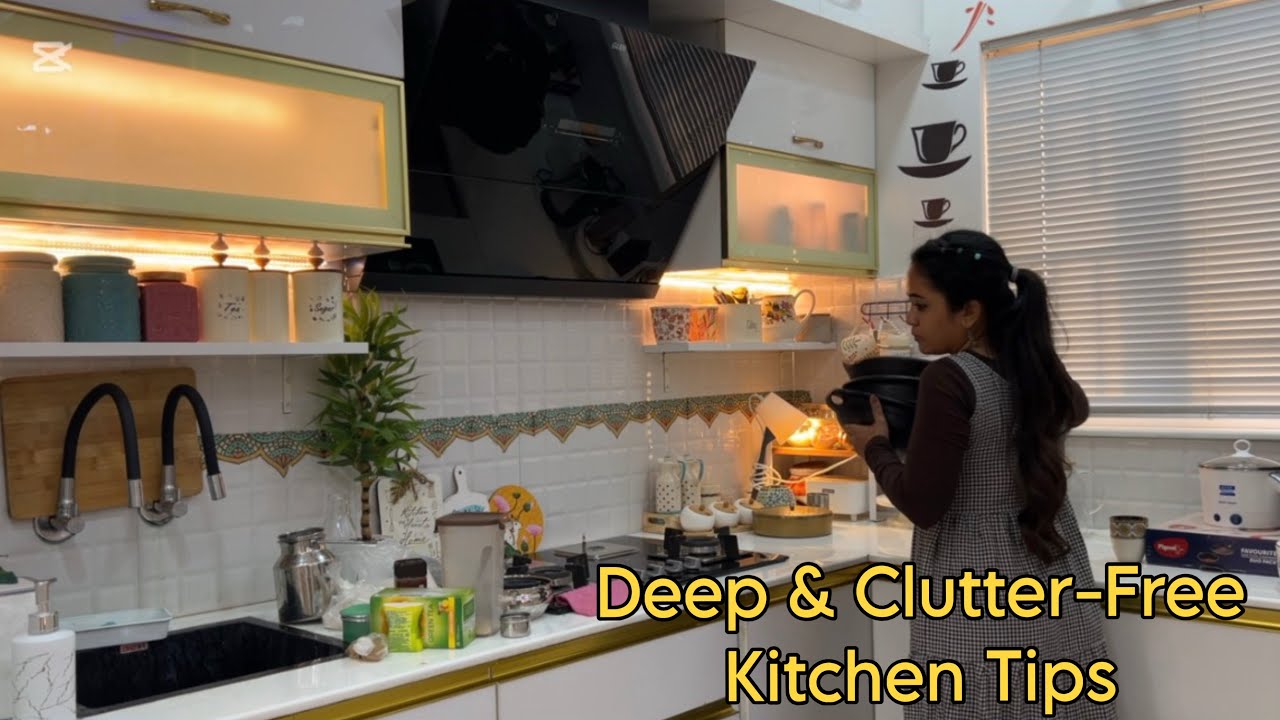 kitchen శుభ్రంగా వుండాలంటే ఈ Tips పాటించాలి|| Deep Cleaning & Kitchen Organization Tips 