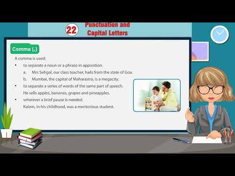 Ch 22 | Animation Junction | Grammar | Class 06 | Punctuation and Caputal Letters  | For children