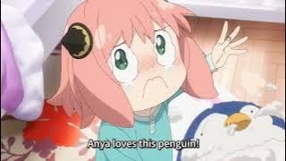 Anya and Bond funny and sad fight scene about Penguin - Spy x Family