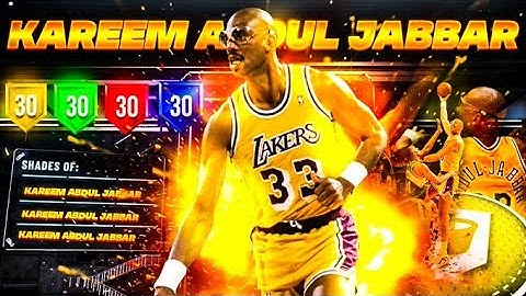 KAREEM ABDUL-JABBAR BUILD IN NBA 2K21 IS UNSTOPPABLE! MOST DOMINANT CENTER BUILD! ALL HOF BADGES!