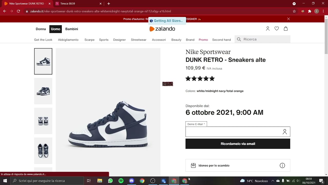 zalando dunk high