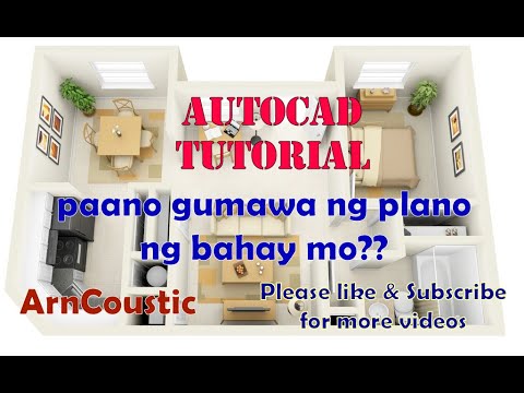 Video: Paano ka gumawa ng plano sa bubong sa AutoCAD?