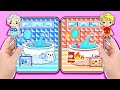 Toca Life World Quiet Book - Ice Girl and Fire Boy New Room EXTREME Decor | WOA Doll Channel