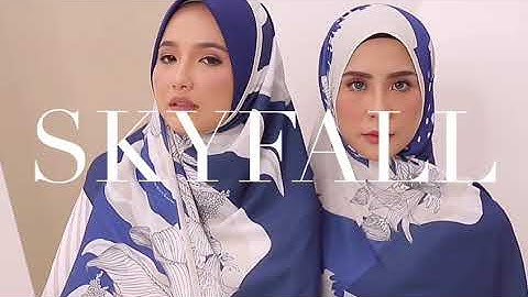 [JimmyScarves] PROMO SKYFALL (wide shawl & instant double loop)⚪🔵🔷️