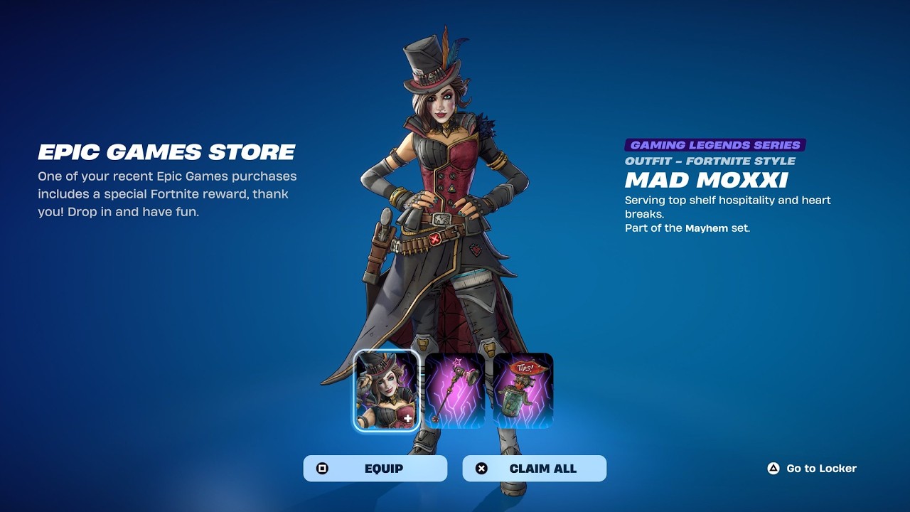 Fortnite MAD MOXXI Bundle EARLY Gameplay & Review (Borderlands 4 x Fortnite)