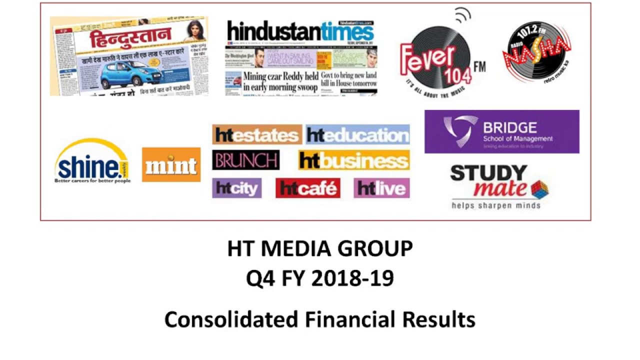 HINDUSTAN MEDIA VENTURES LTD   Investors Presentation for March 2019 results