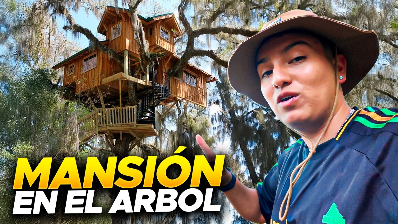 ASI ES UNA CASA en el ARBOL | *Parece una MANSION*