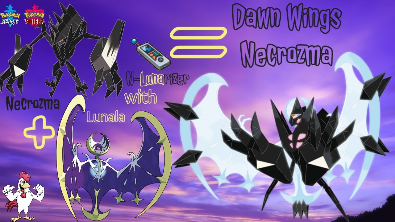 Pokémon Sword & Shield How to Fuse Necrozma and Lunala to make