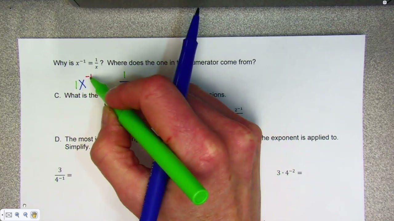 02 negative exponent rule