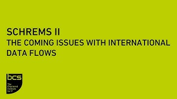 Schrems II | BCS Webinar