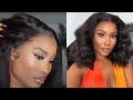 BEST WIG OF 2021?! - Crystal  Lace+Skin Melted GROWN HAIRLINE+2IN1 Style Wet and Wavy ft.Genius Wigs