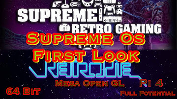 Retropie 4Gb | Supreme OS 64 Bit Debian Raspberry Pi4 | Mesa Open GL Drivers