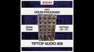 MPC Drum Program - TipTop Audio 808 (Live, Live II, One, X, X SE, Key 61 and Software)
