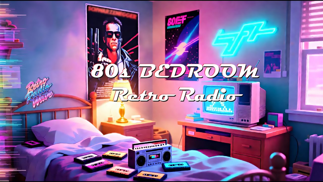 80s Bedroom Retro Radio 📼 Cassette Player | Late Night Nostalgia  | 1 Hour
