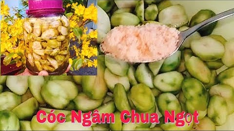 Cóc Ngâm Chua Ngọt Chuẩn Vị Giòn Rụm Để Lâu