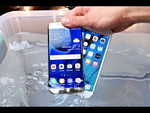 Samsung Galaxy S7 vs iPhone 6S Water Test! Actually Waterproof?