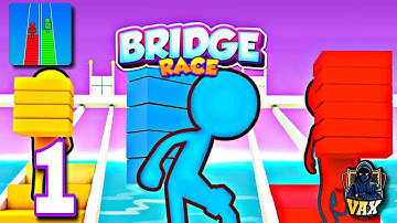 Bridge Race | Gameplay Walkthrough Part 1 - (iOS, Android)