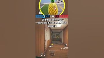 Sir pineapple uses princess strat in 6.9/kd champ #r6 #sirpineapple #pineapple #rainbowsixseige