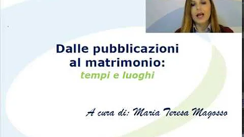 Cosa serve per fare le pubblicazioni di matrimonio?