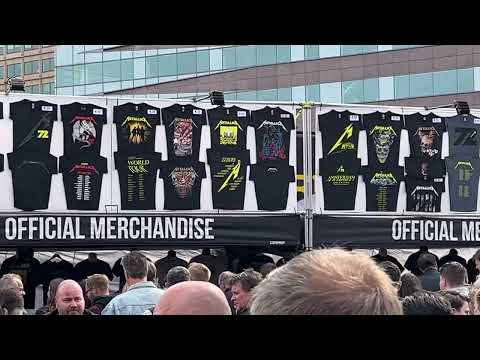 Metallica Official Merchandise At Amsterdam Show 2704