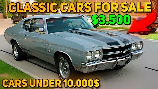 20 Fantastic Classic Cars Under $10,000 Available on Craigslist Marketplace! Perfect Classic Cars!