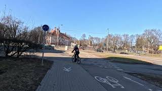pastaiga Pa Ziepniekkalnu 21  marts se walking tour city sounds asmr 4K