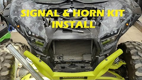 Universal SXS Signal and Horn Kit Install KRX1000