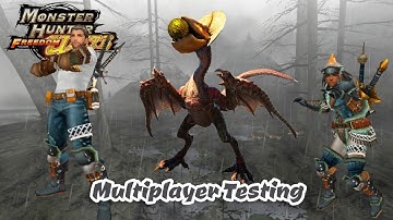 MHFU: Multiplayer Testing with The Wife (Dual Blades) - 1080p 60fps HD Texture