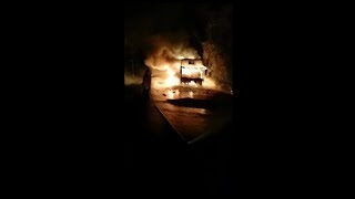 Bus Malam Terbakar Hebat di Lamongan, 24 Penumpang Selamat