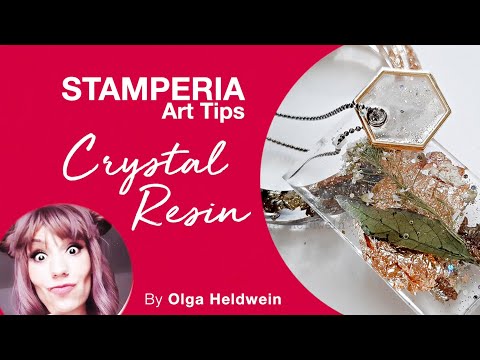 Stamperia ART Tips - Crystal Resin Jewels by Olga Heldwein