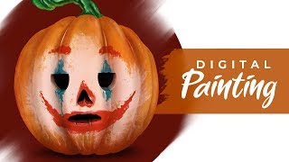 Digital Painting - PUMPKIN JOKER