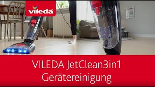 Vileda JetClean 3in1 Saugwischer | Gerätereinigung & Wartung | Vileda  Deutschland - YouTube