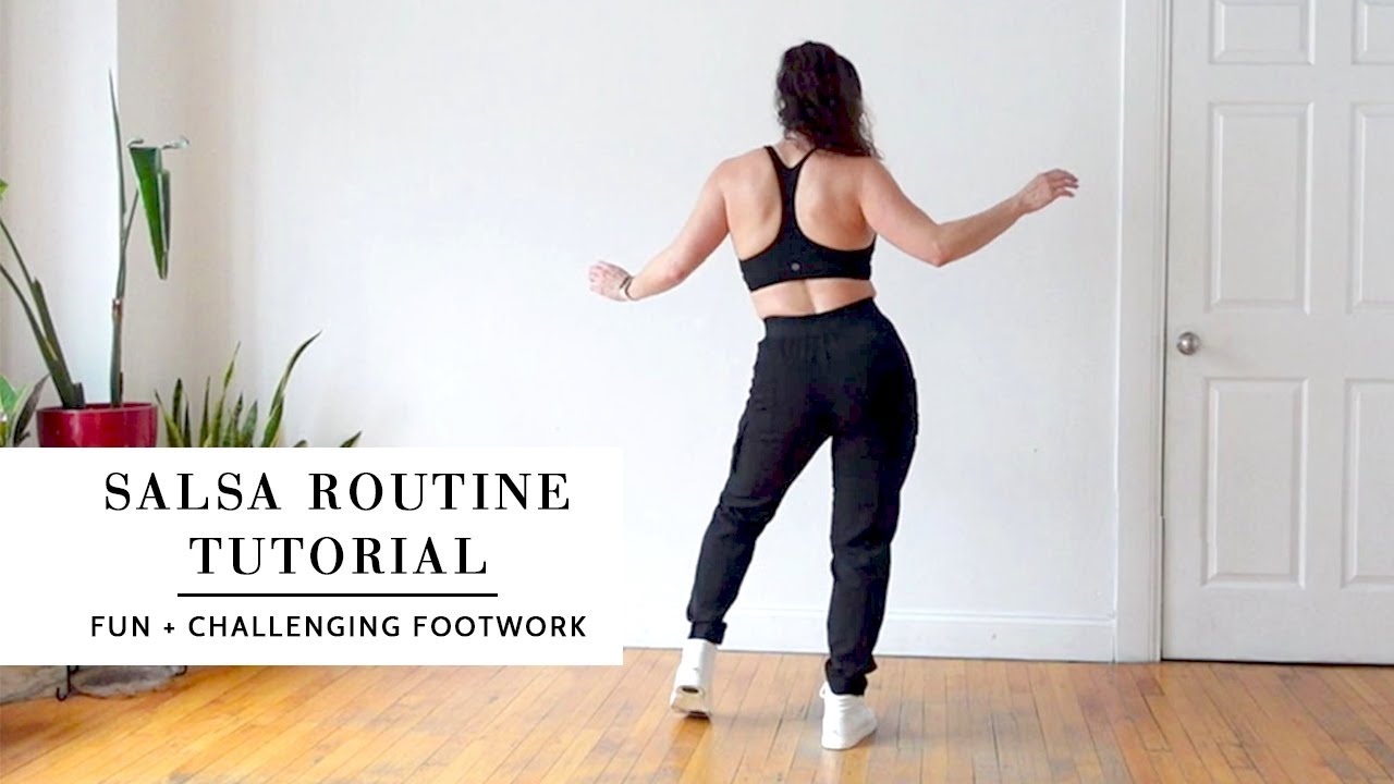 Latin Dance Tutorial | Salsa & Sweat! Footwork Follow-Along - YouTube