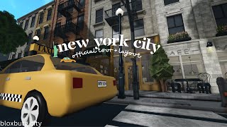 ♡ 3.1m new york city official tour + layout 🚕🗽| bloxburg build ♡