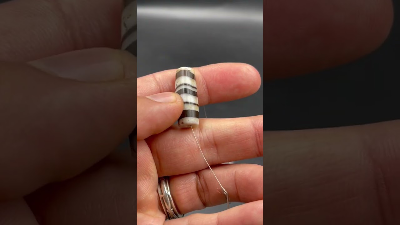 Unique Old Sulimani beads from Afghanistan