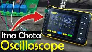 DSO152 Oscilloscope full review and test in Hindi Urdu, Mini Pocket Handheld Oscilloscope