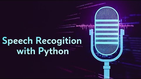 Speech Recognition using Python | AI Project Tutorial for Beginners 🔥