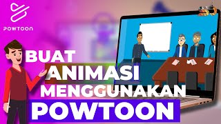 CARA MUDAH MEMBUAT VIDEO ANIMASI DI LAPTOP - TUTORIAL DASAR POWTOON