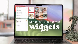 🖥️ How to Add Widgets to your Mac Home Screen | MacOS Sonoma 🔥