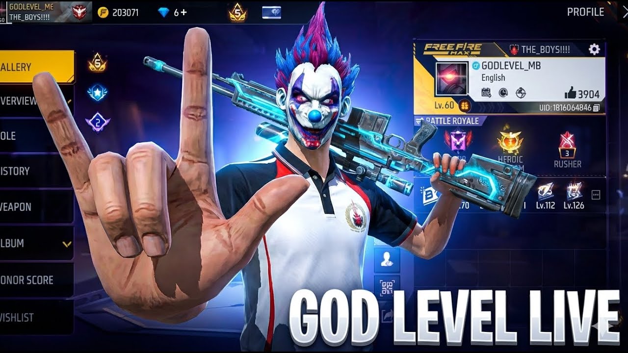 GRINDING ON STREAM | GOD LEVEL LIVE | FREE FIRE MAX | MOBILE PLAYER
