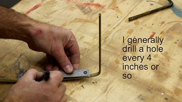 Installing Brass Stem band on canoe