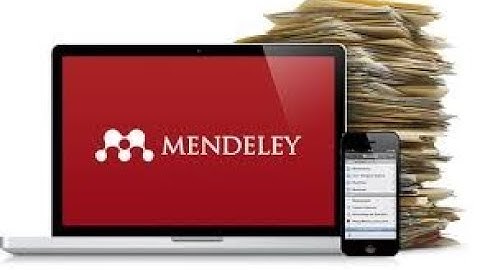 Exporting to Mendeley