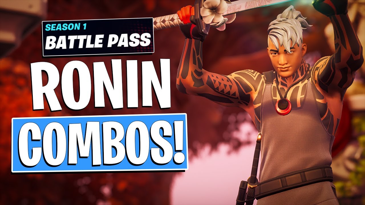 Combos For Ronin Ch3 S1 Battle Pass Fortnite Battle Royale Youtube