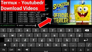 Termux - youtubedr (download youtube video)
